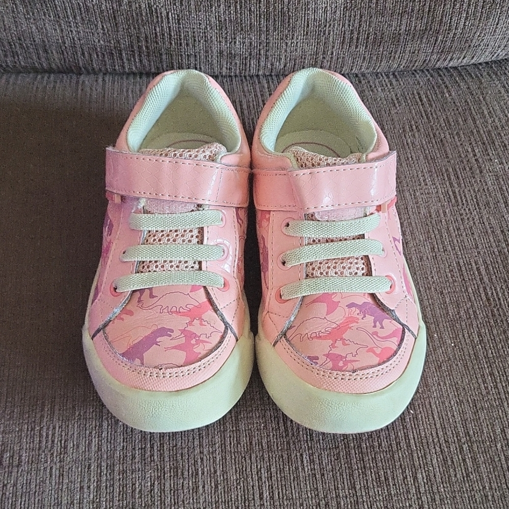Pediped Pink Dino shoes size 10-10.5 US
